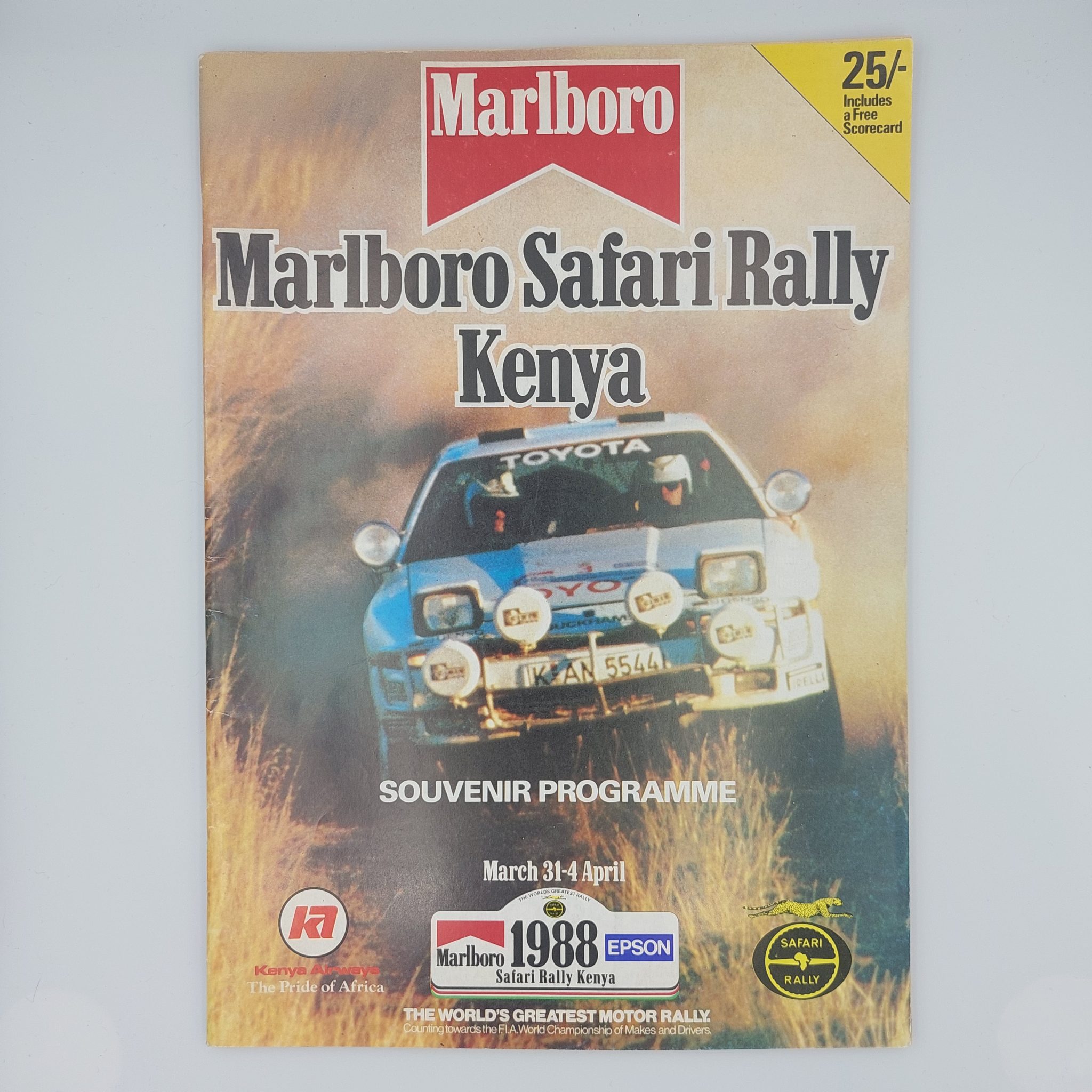safari rally programme