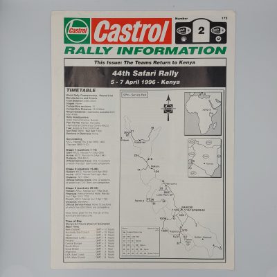 Castrol Rally Information