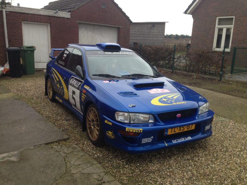 Subaru WRC tribute Richard Burns